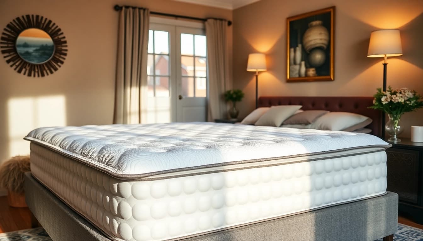 Enhance your sleep experience with materassi 1 piazza e mezza layered with a plush topper for optimal comfort.