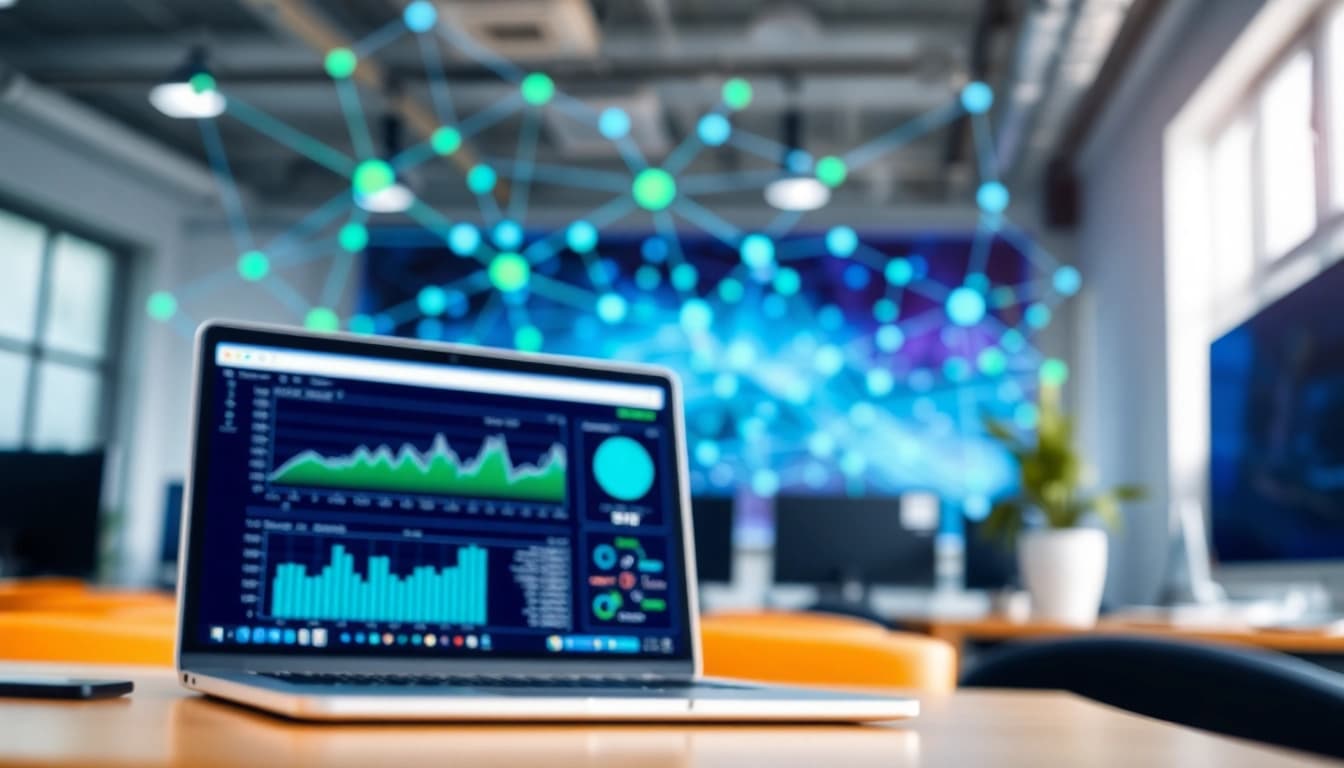 Visualizing the efficiency of a residential proxy network with data analytics interface.