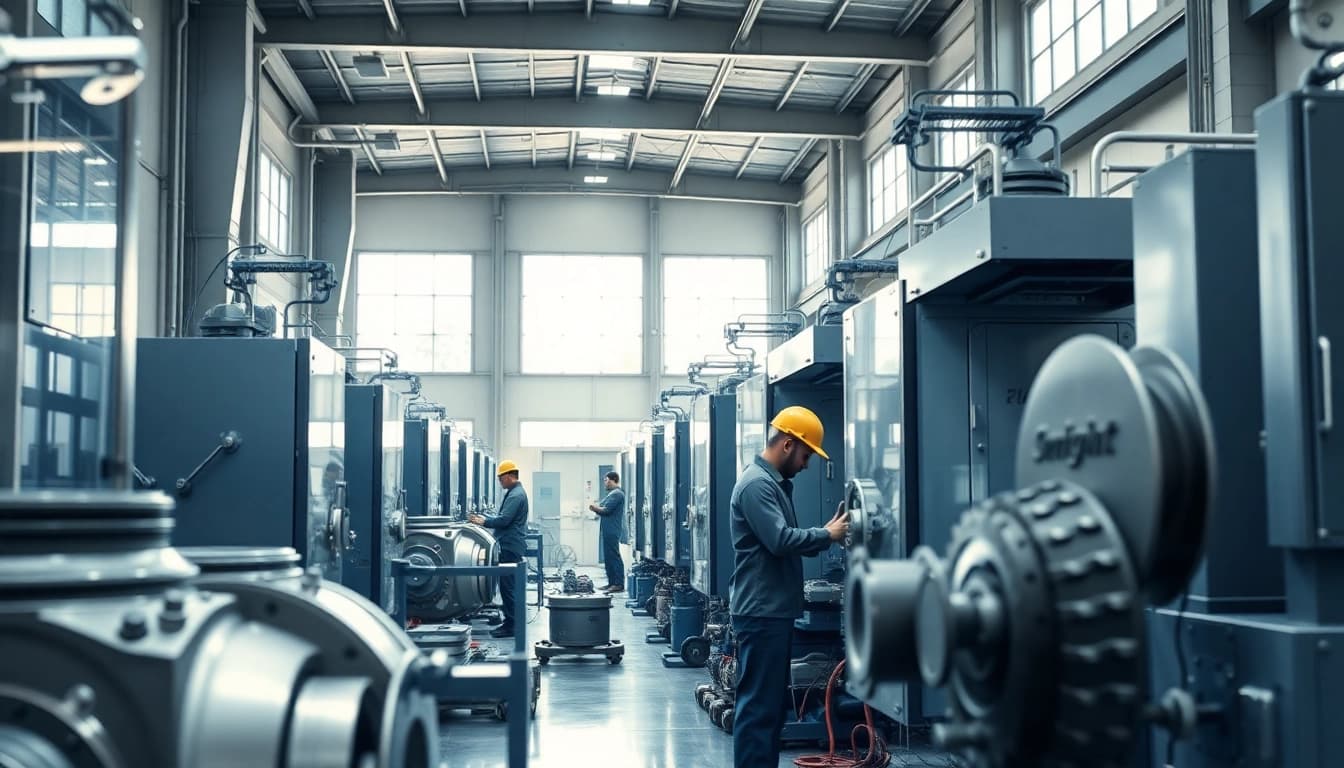 Diecasting Malaysia: Advanced diecasting machines in a modern facility, showcasing precision manufacturing.