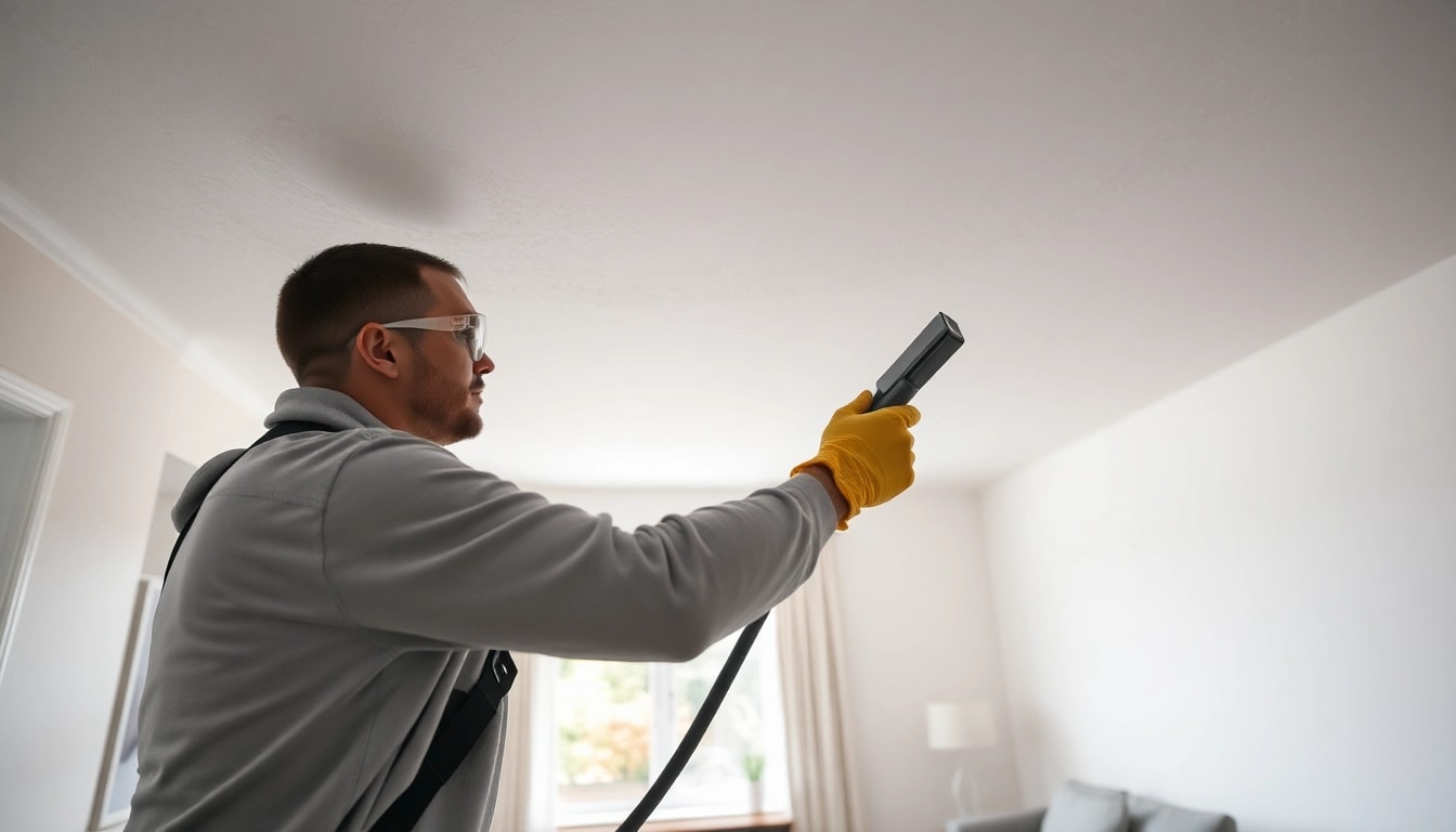 Expertly removing spray foam removal near Worthing in a bright, cozy home.