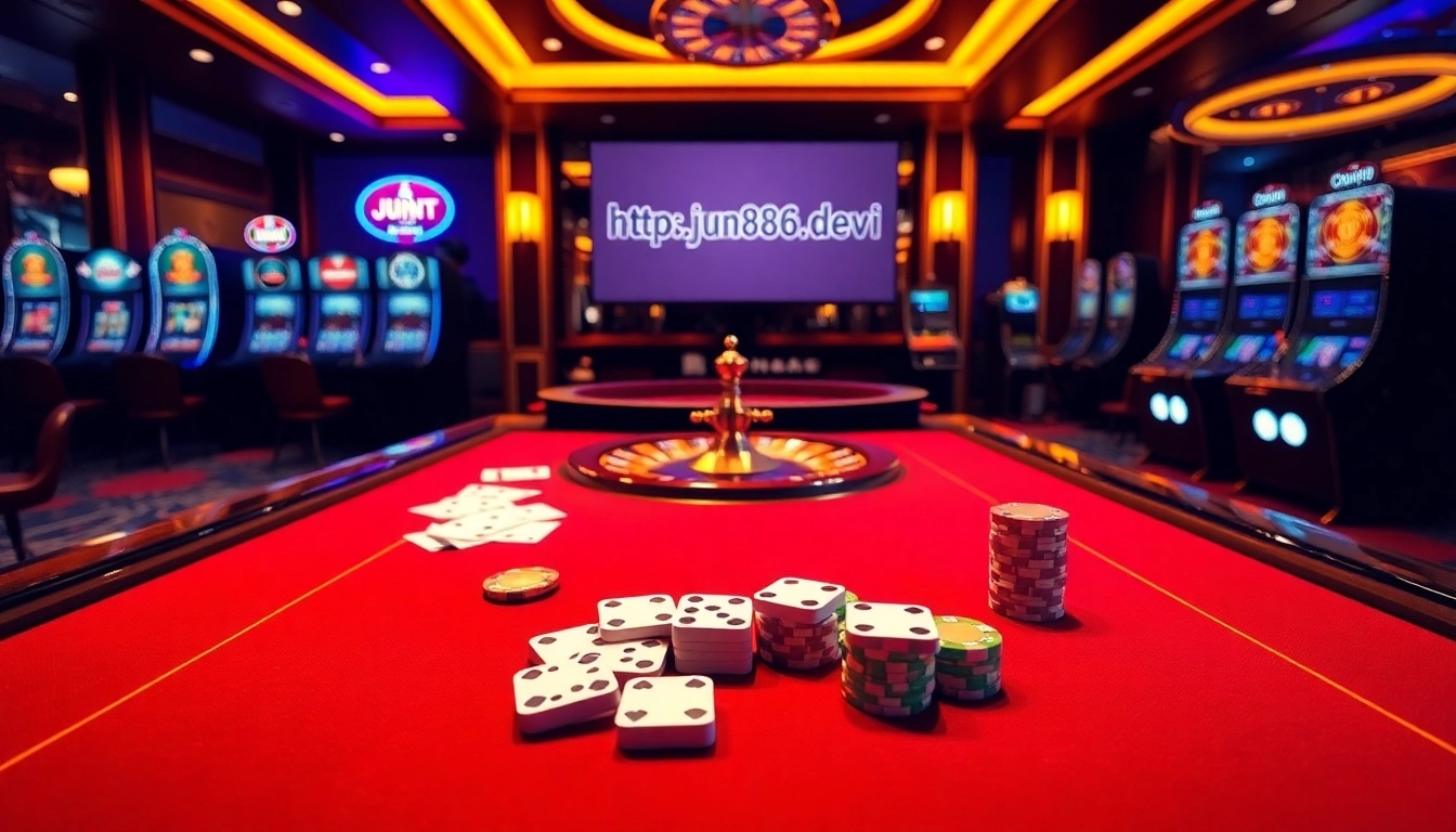 Experience thrilling gameplay at https://jun886.dev/ with exclusive casino tables and slot machines.