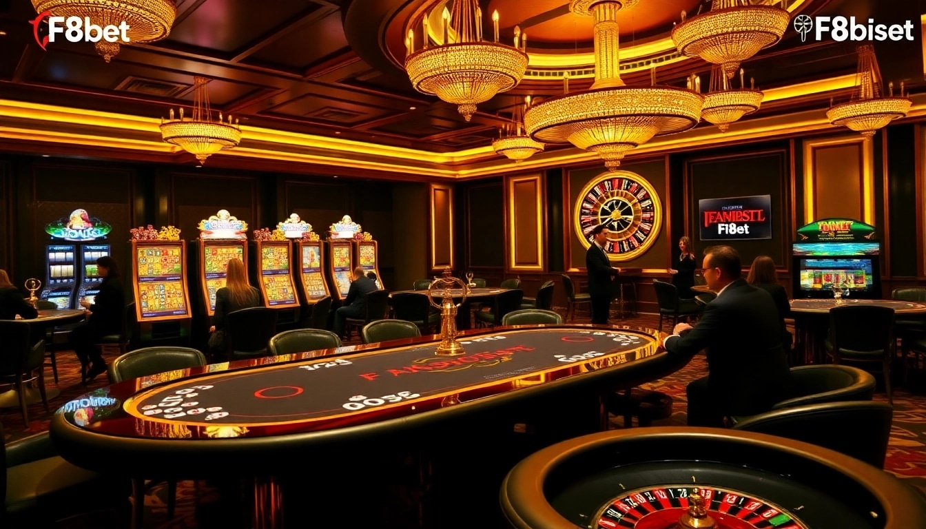 Tài F8bet offers an exciting casino experience with competitive games and thrilling visuals.