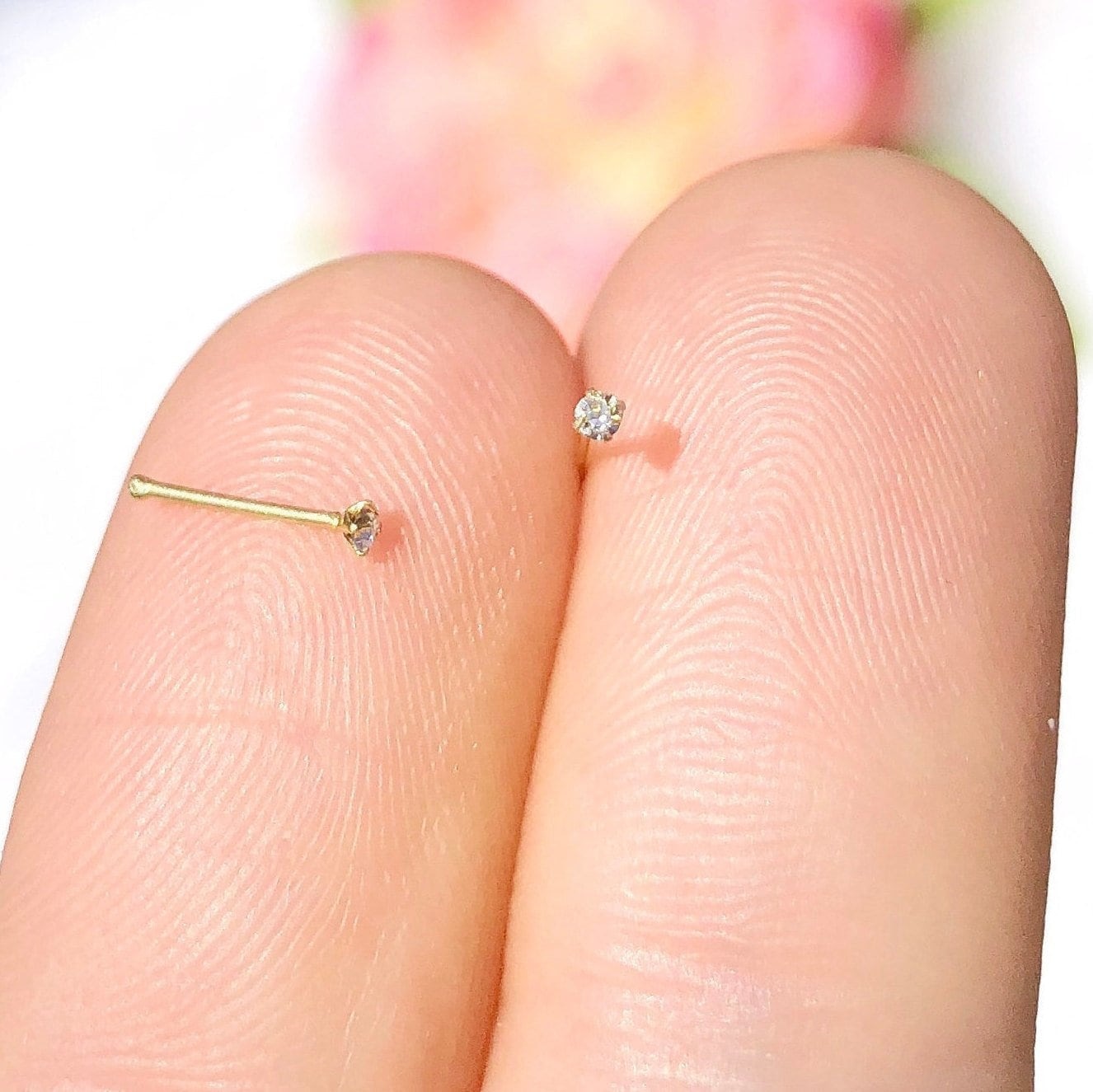 Explore Our Premium Selection of Accessories Featuring the Sparkling Diamond nose pin