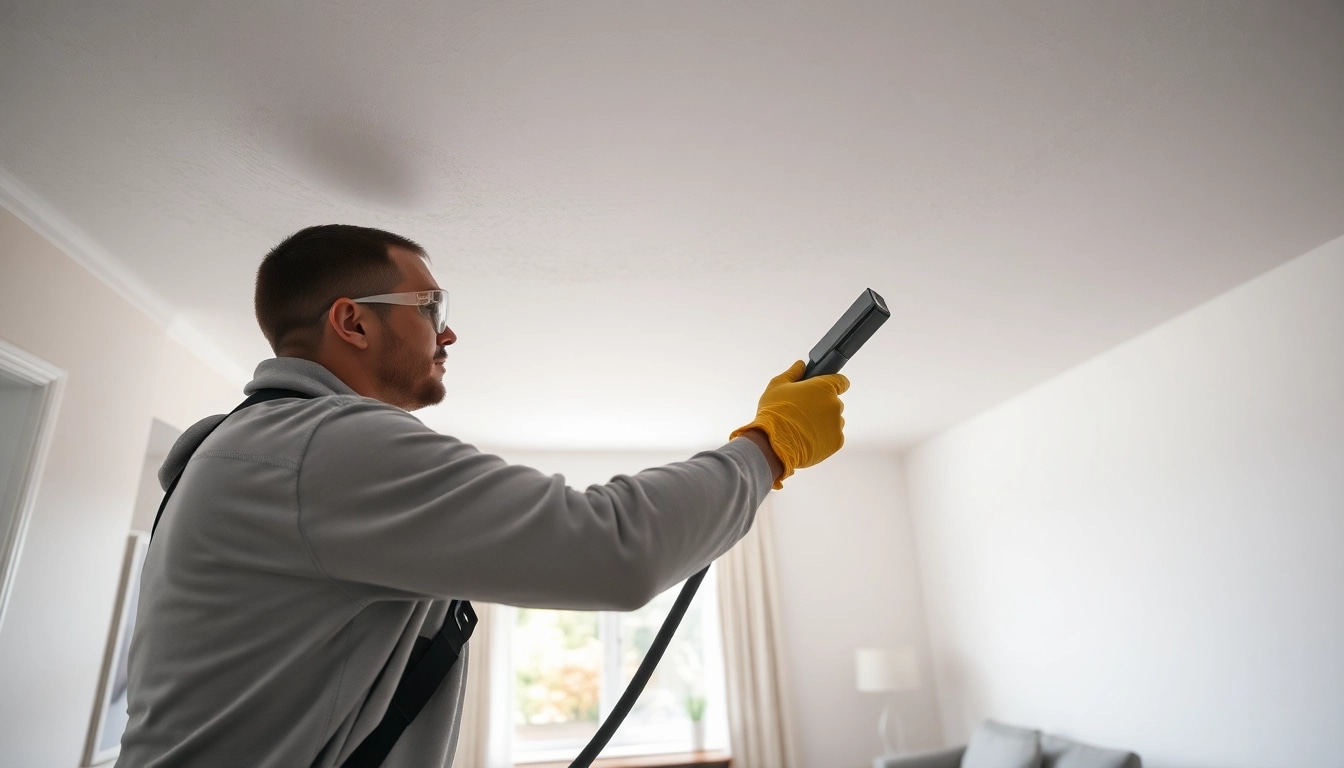 Expertly removing spray foam removal near Worthing in a bright, cozy home.