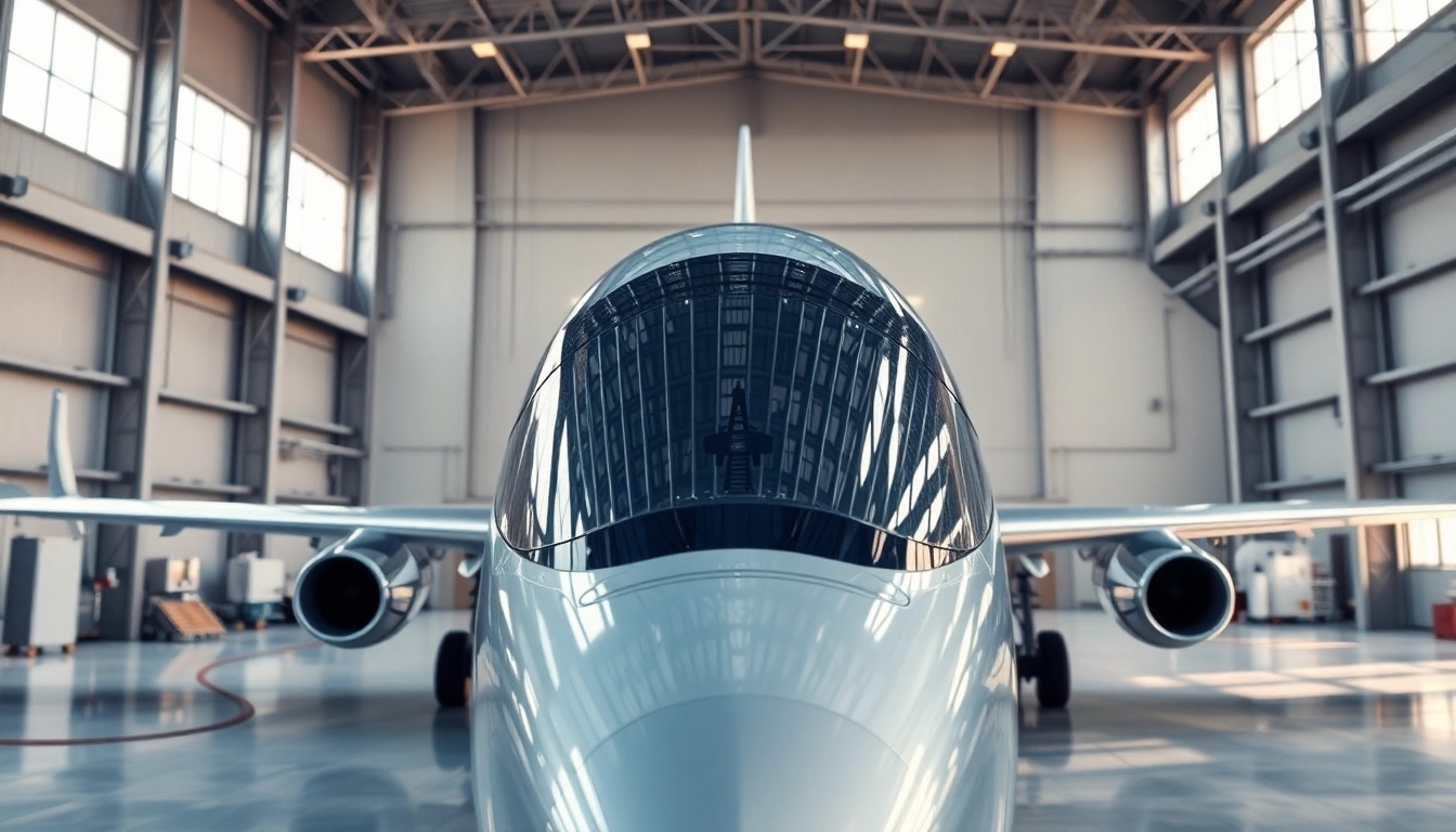 NK88 aircraft engine showcased in a high-tech hangar, emphasizing innovation.