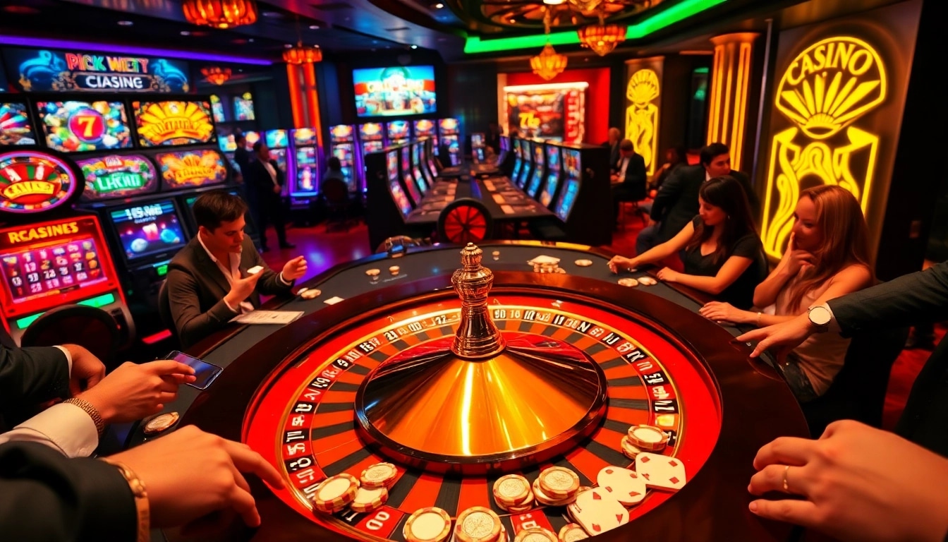 Experience luxury at a thrilling rik vip casino table with vibrant gambling action and high-stakes excitement.