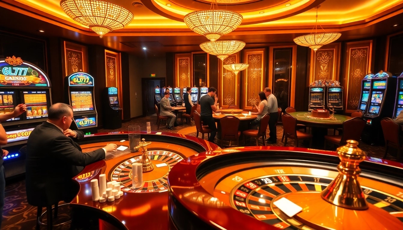 Experience the thrill of winning at the 6L777 casino with vibrant tables and exciting gameplay.