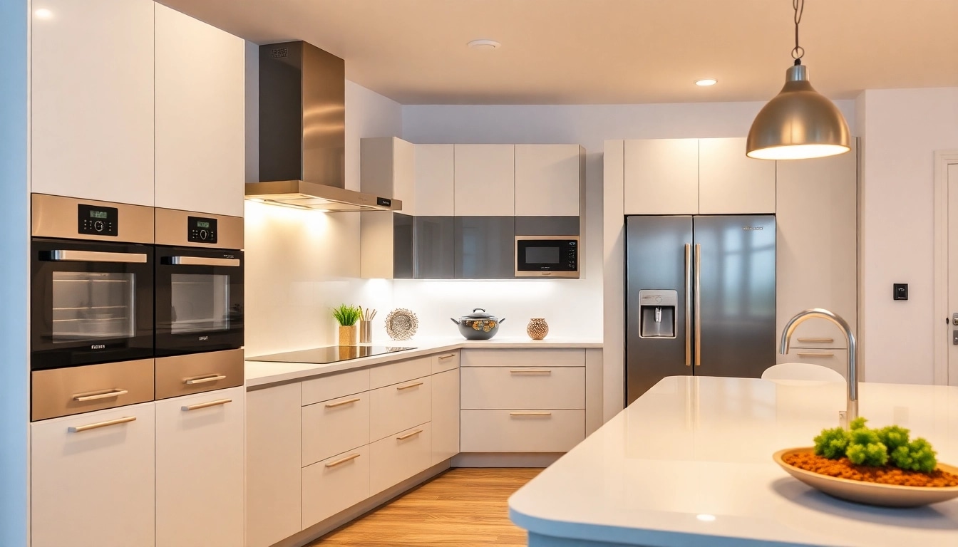 Showcasing уреди за вграждане in a sleek kitchen setting with stylish design elements.