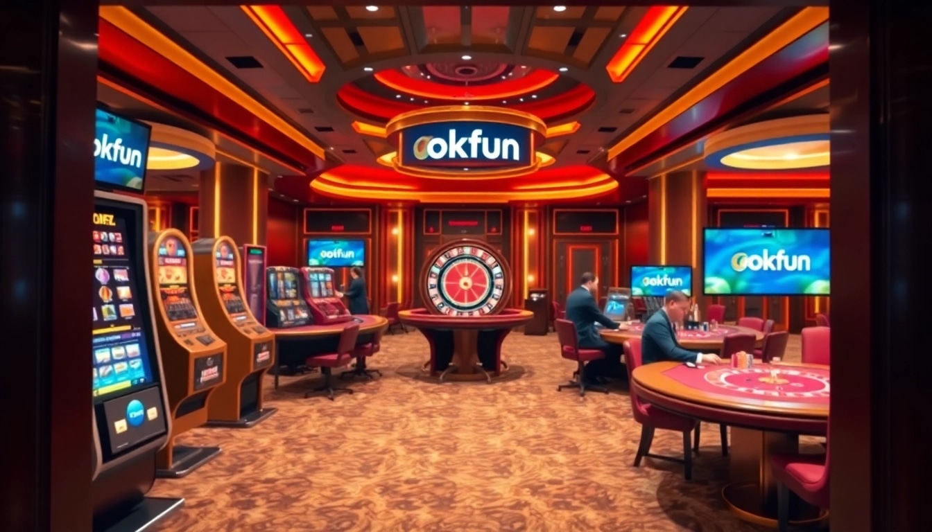 Experience the thrill of gaming at okfun with advanced slot machines and exciting roulette tables.