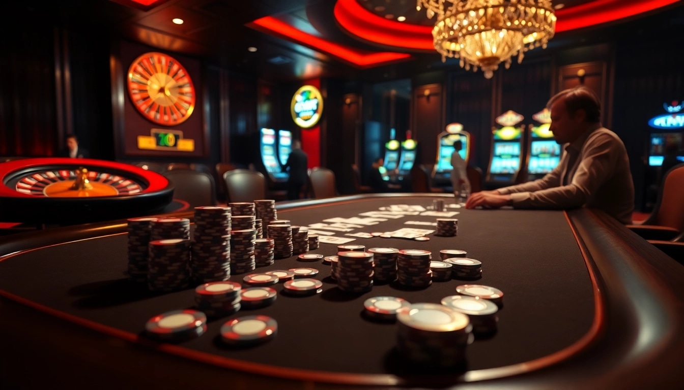 Experience high-stakes poker action and excitement with 5MB casino chips in play.