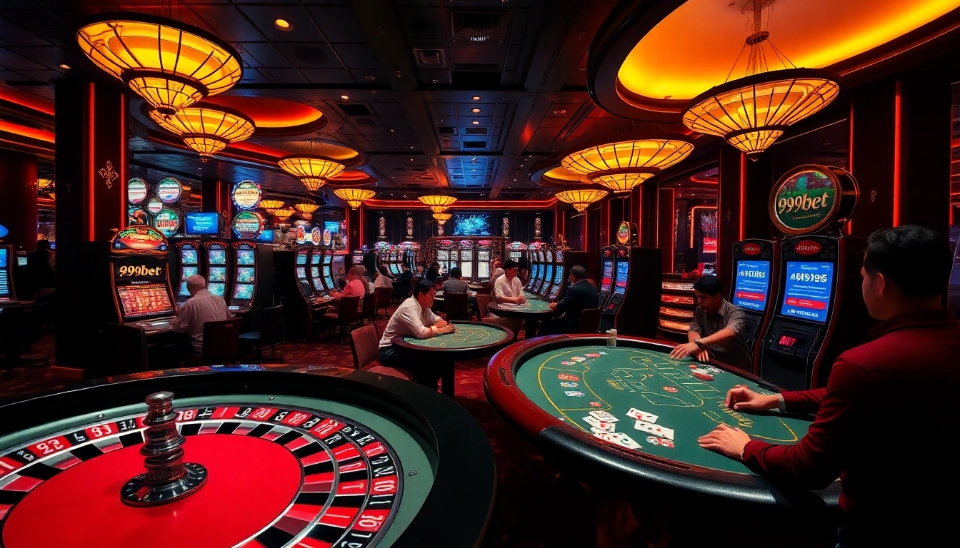 Experience the thrill of 999bet with lively casino action featuring slots and poker tables.