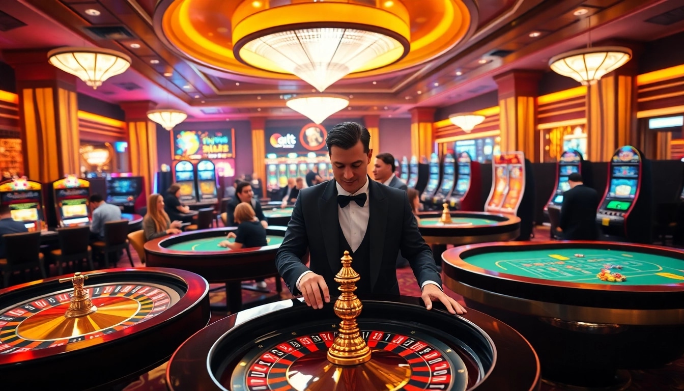 Experience the excitement at trang chủ okfun with vibrant casino tables and live action gaming.