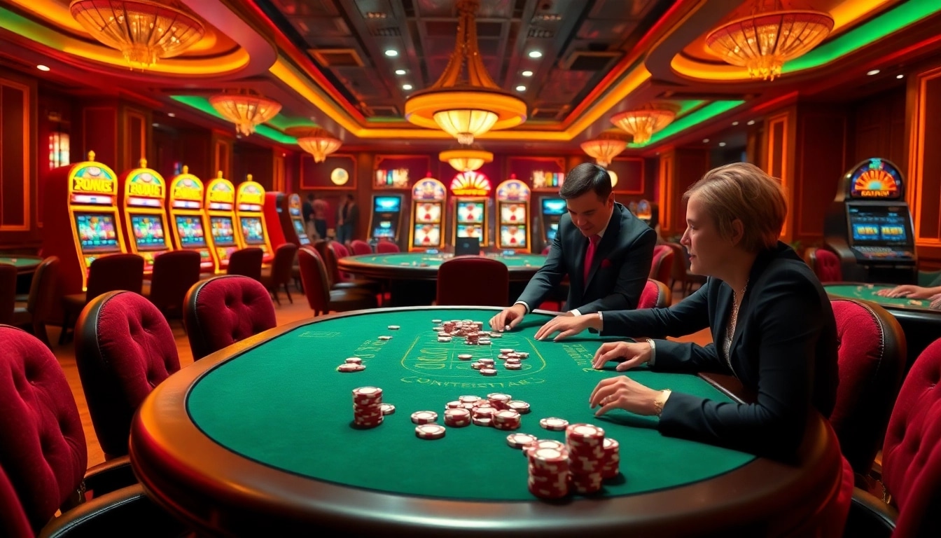 Experience the thrill of the 222bd app with vibrant casino tables and poker action.
