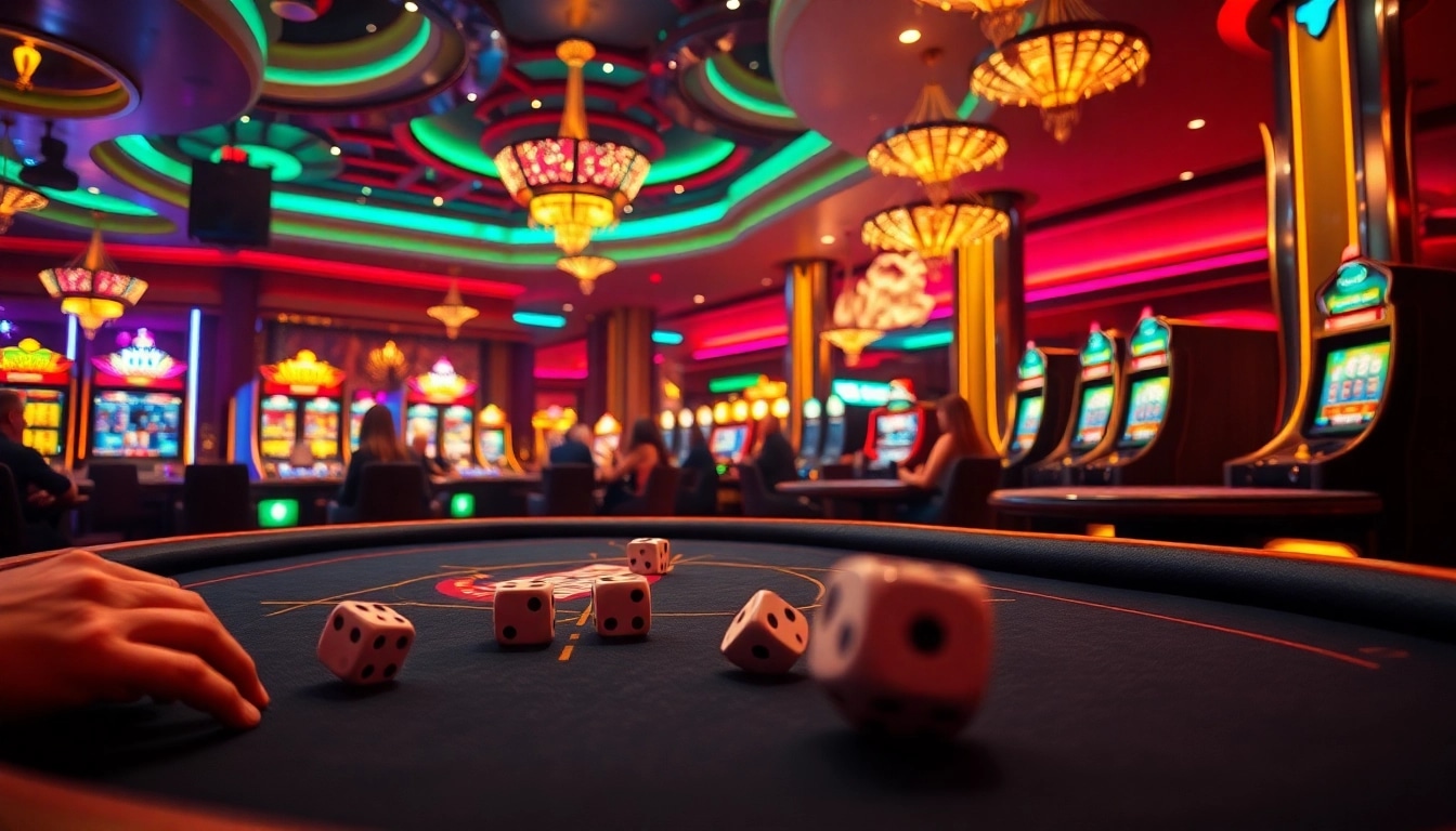 Playing intense poker surrounded by fantasy themes and elements from porn games.