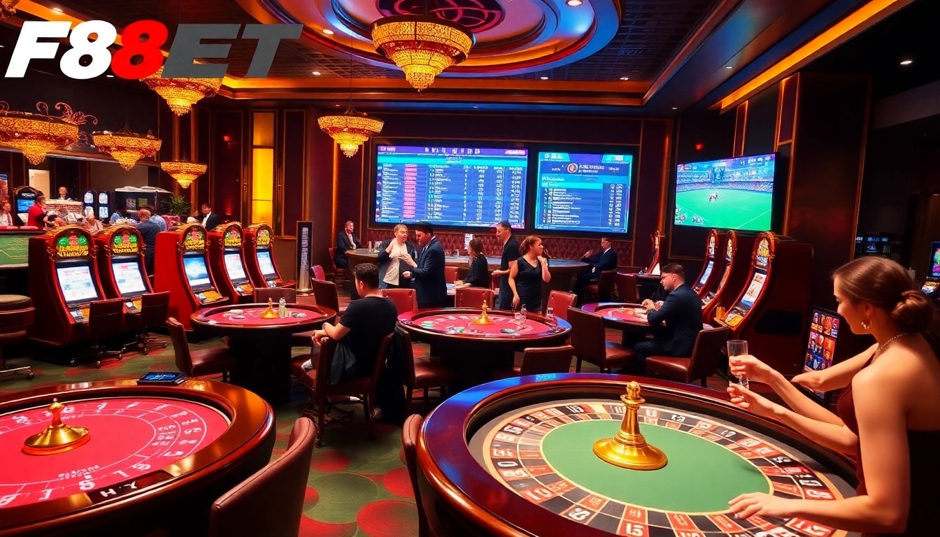 Experience thrilling games and luxurious betting at F88BET online casino.
