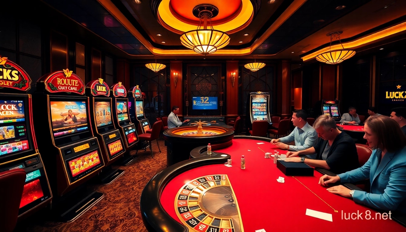 Trải nghiệm cảm giác cá cược tại https://luck8.net với các trò chơi hấp dẫn và cảnh casino sống động.