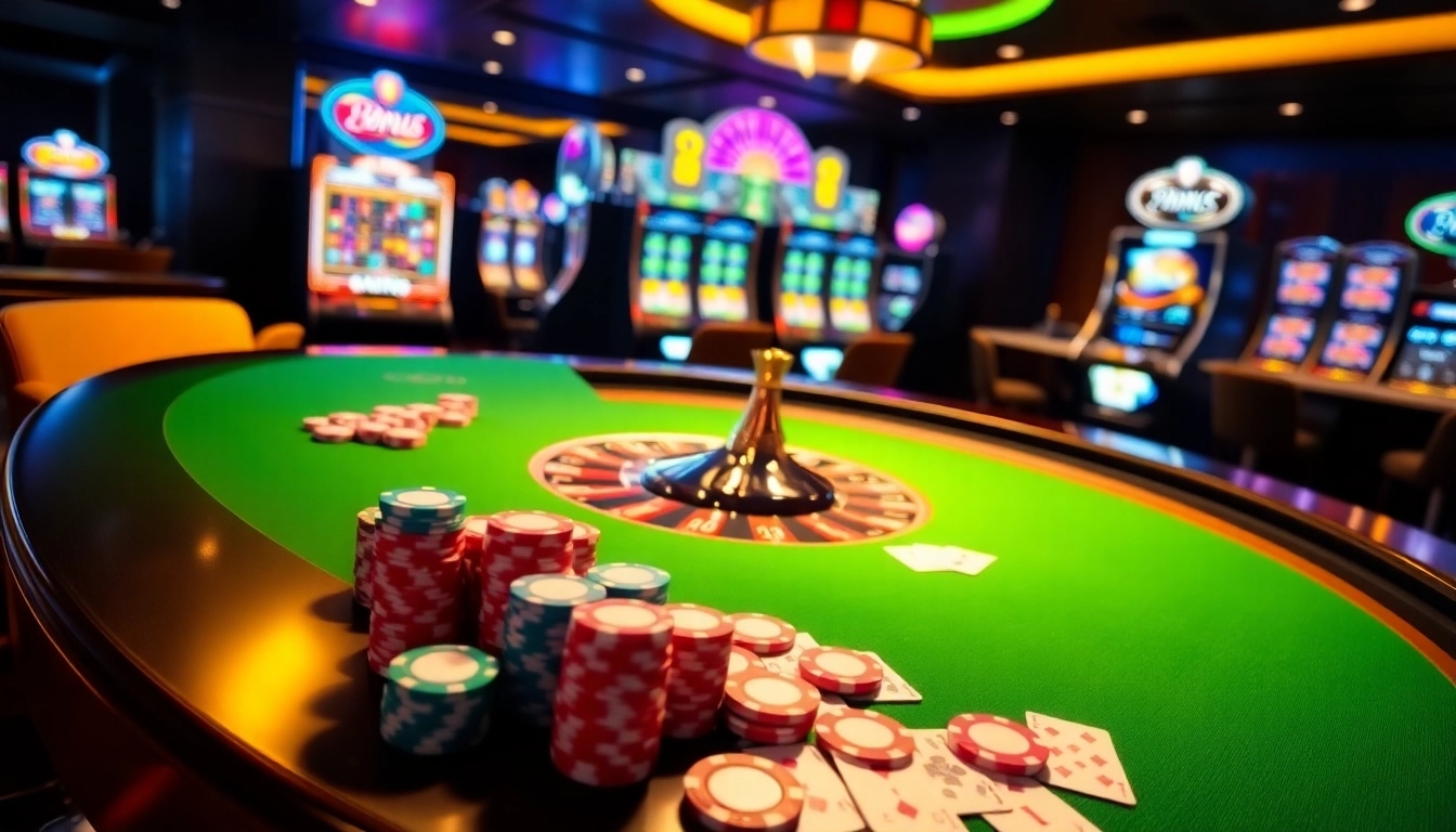 Experience the thrill of the Liên Minh Quốc Tế KJC at a luxurious online casino scene.