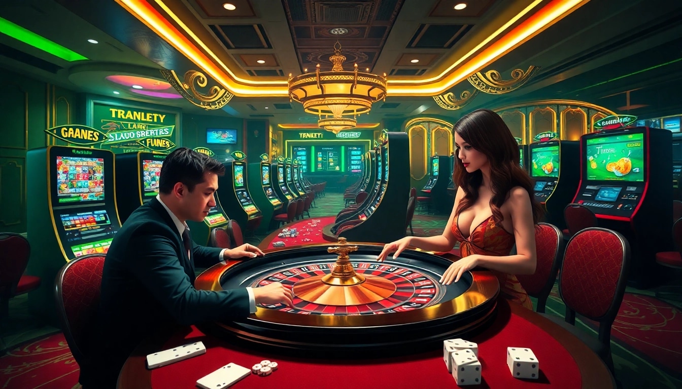 Players enjoying a thrilling gambling experience at Fun88's luxurious online casino.