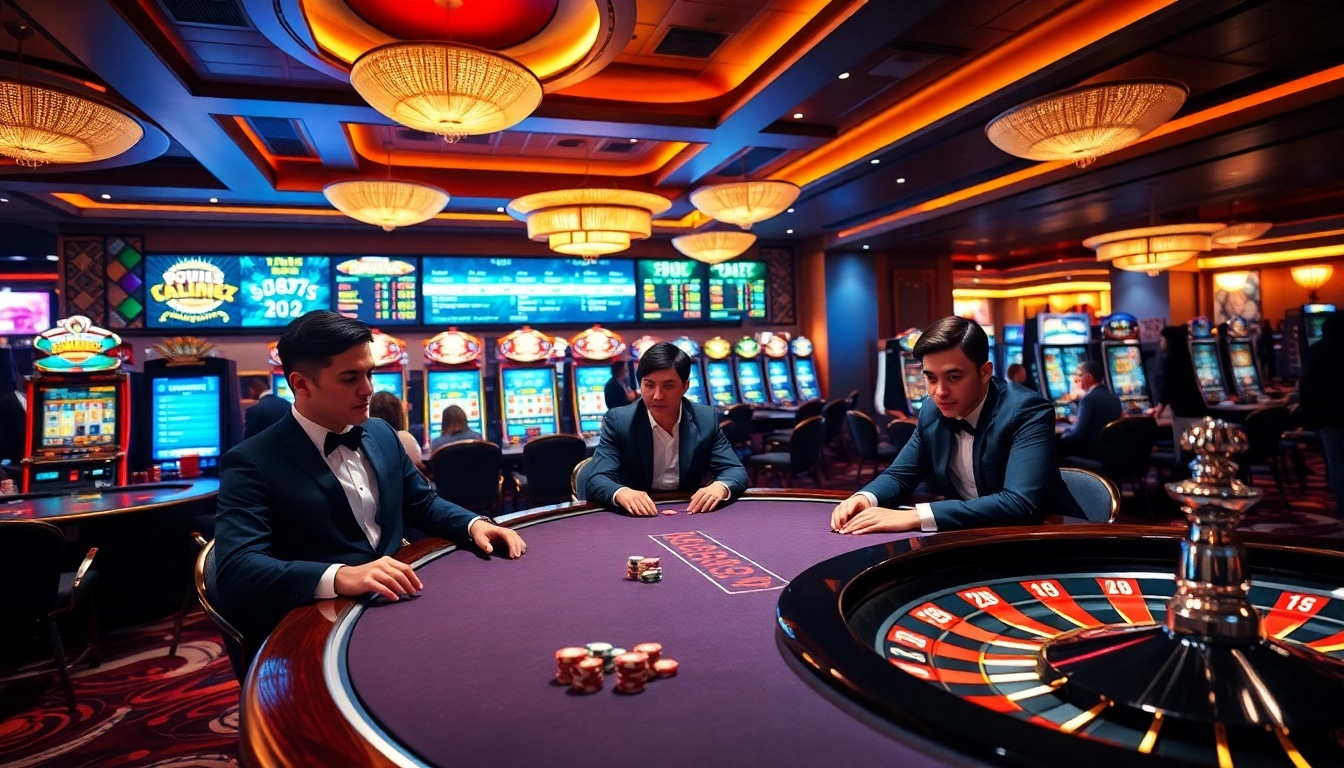 Experience the thrill of casino gaming at https://fabet.free/ with real players at a poker table.