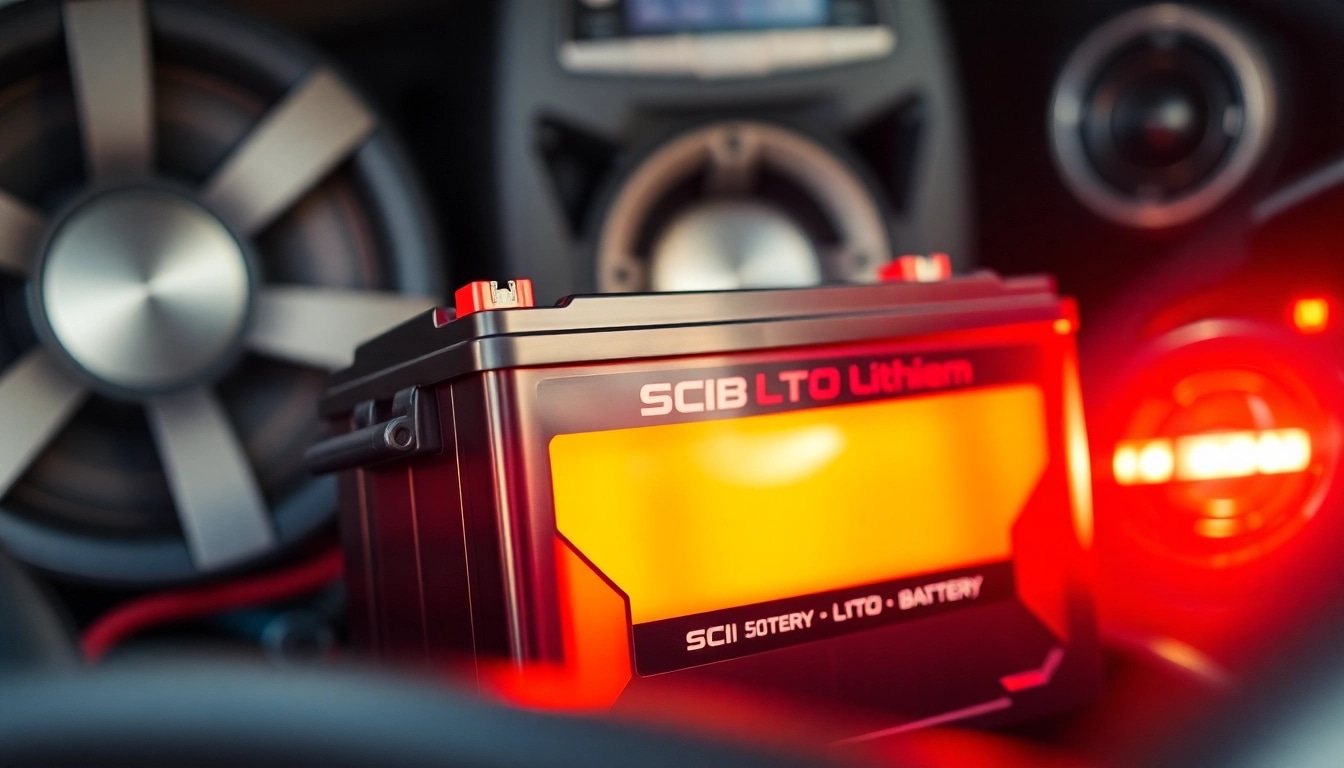 Discover the best car stereo batteries with the SCiB LTO lithium battery, featuring advanced technology and design.