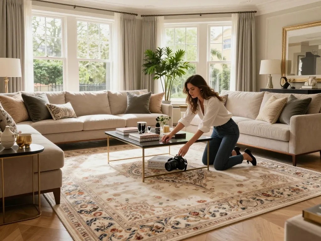 Luxury carpets London enhancing a stylish living space, showcasing elegance and comfort.