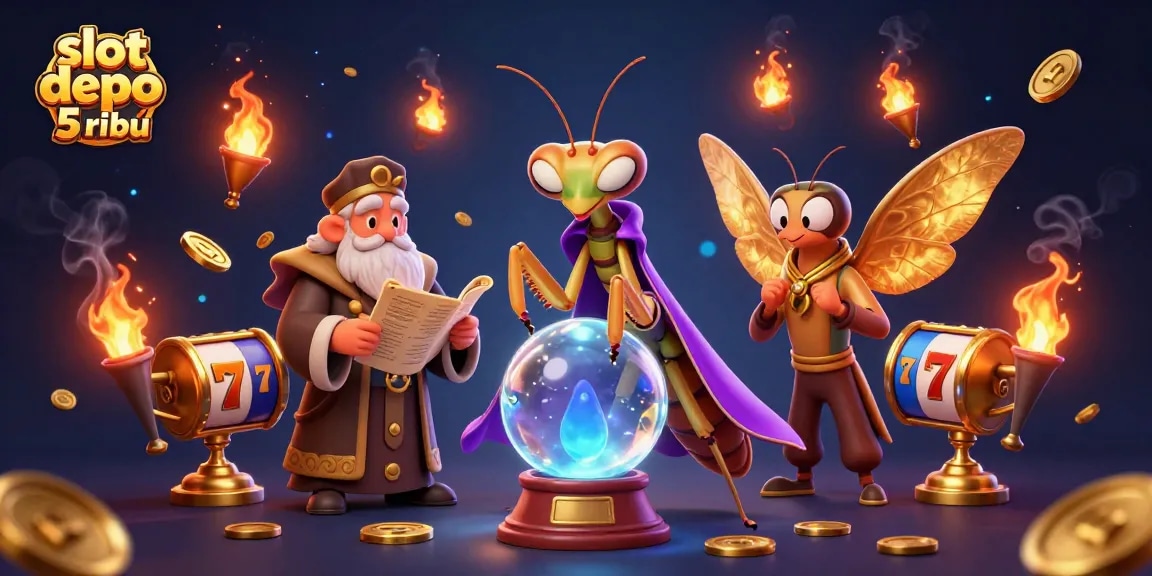 Experience thrilling wins with slot depo 5 ribu featuring dynamic slot reels and animated characters!