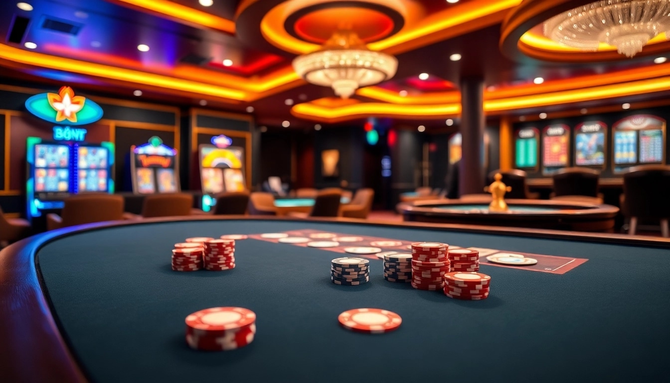 Experience the thrill of gaming at Trang chủ S88VIP, featuring vibrant casino tables and exciting games.