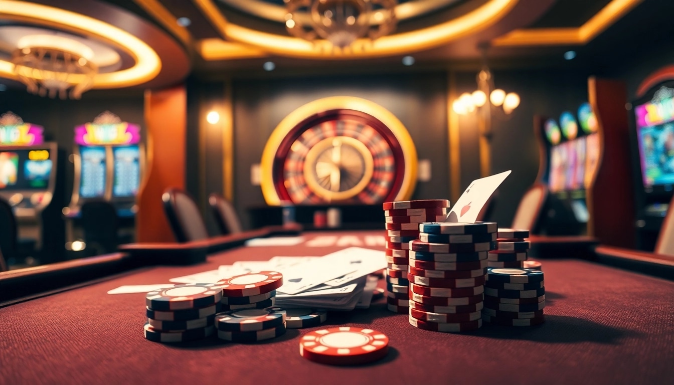 Experience the thrill of VVJL with vibrant casino games and elegant betting elements.