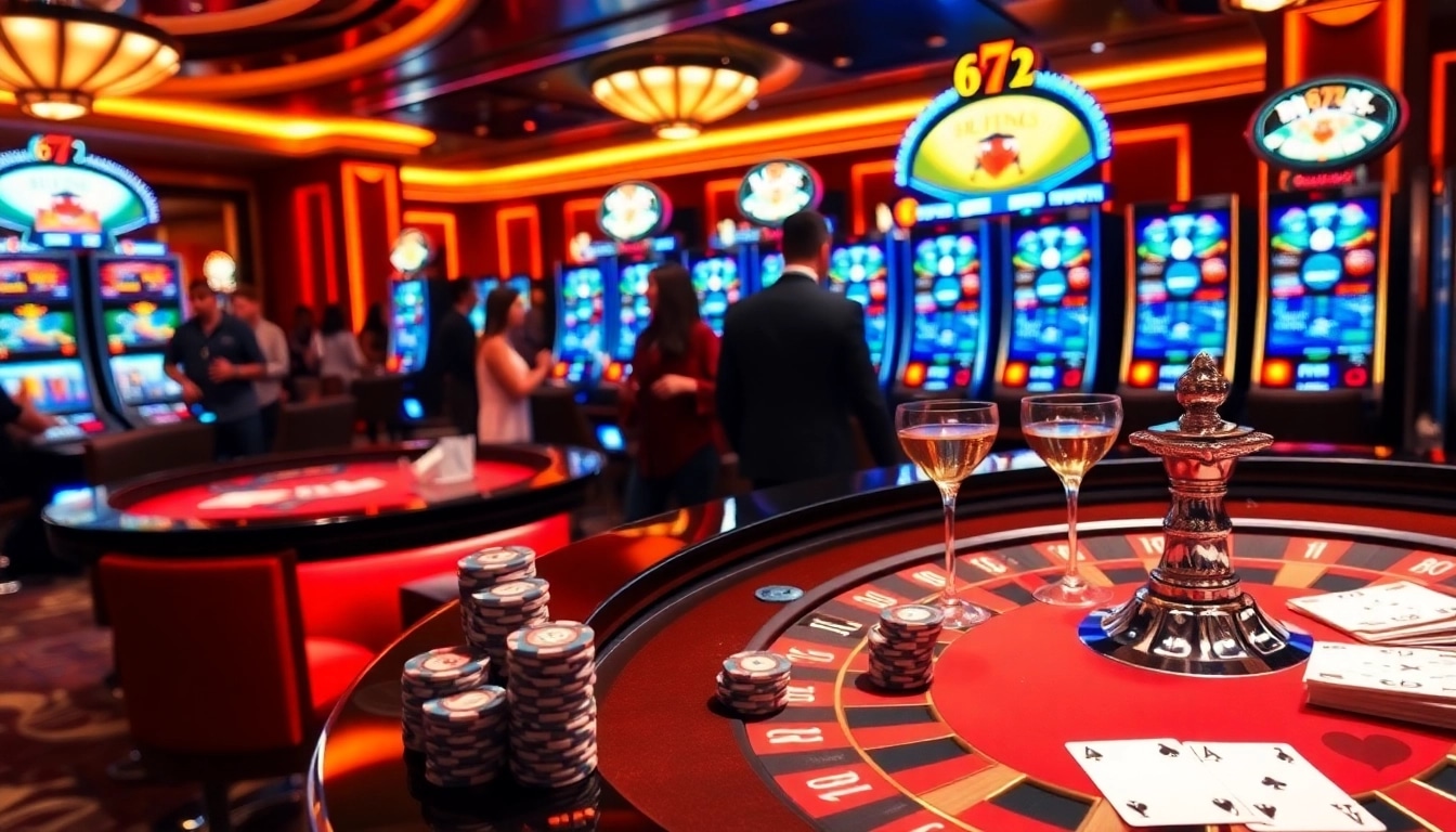 Players enjoying high-stakes gambling at a luxurious casino table themed around 6L777.