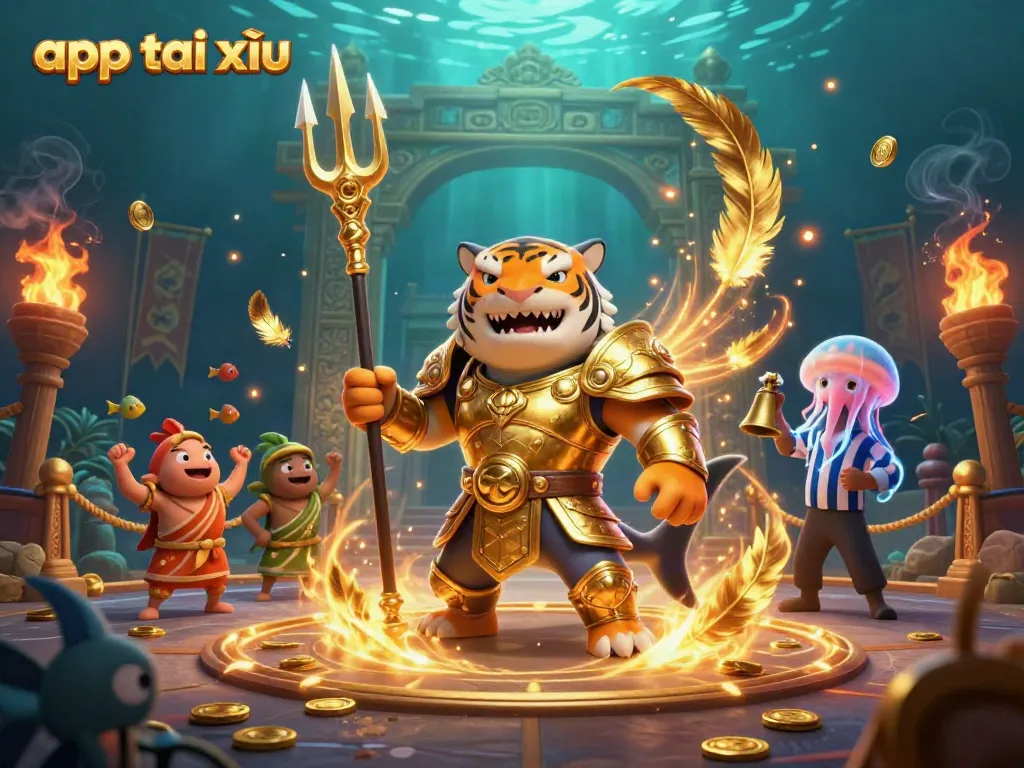 Experience thrilling action with the app tài xỉu in an underwater arena full of excitement.