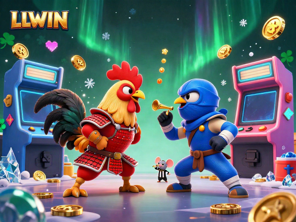 Experience thrilling competition at LLWIN with battle-ready roosters in a vibrant gaming environment.