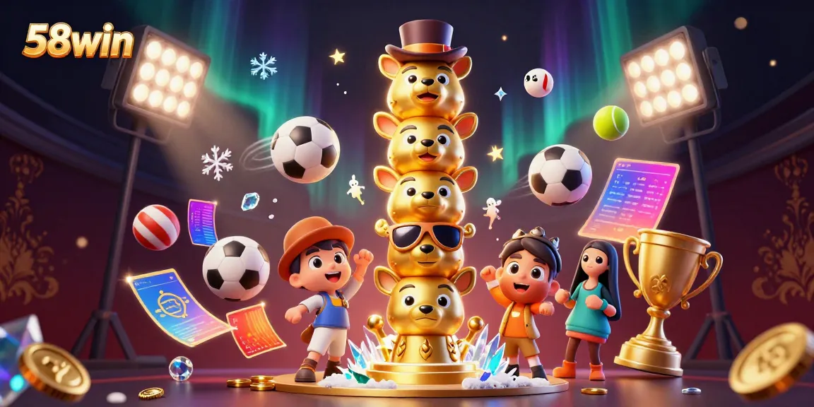 Experience dynamic gaming action at 58win with vibrant sports betting elements and engaging visuals.