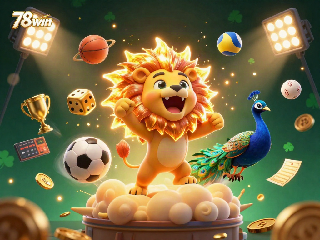 Engage with thrilling moments at 78win, where golden dices and vibrant sports interact in a dynamic online casino.