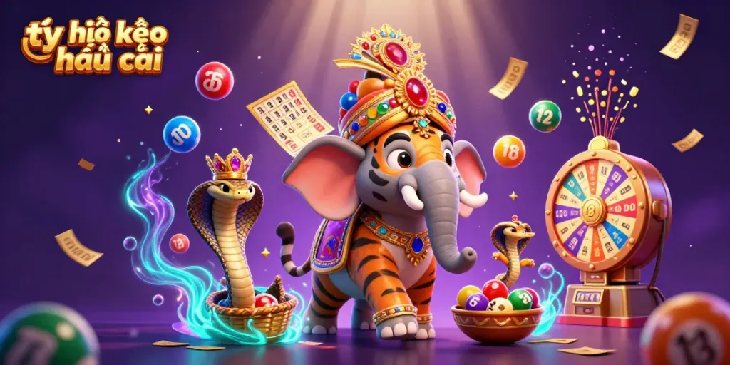 Engage with tỷ lệ kèo nhà cái in a dynamic casino scene featuring vibrant lottery elements.