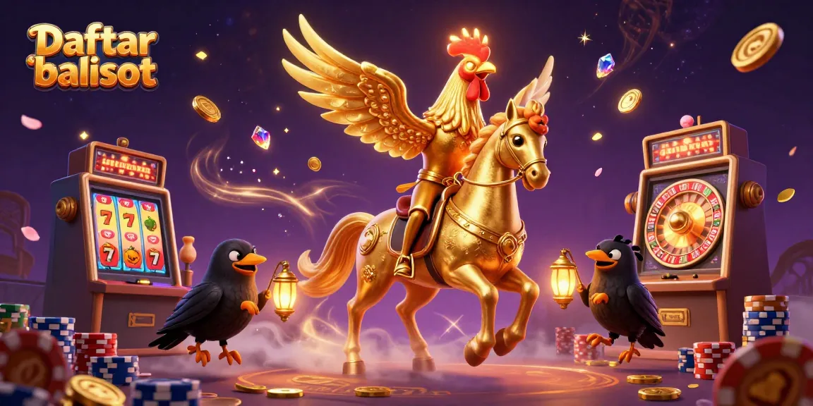 Experience the thrill of Daftar balisot with vibrant characters and dynamic slot machines.