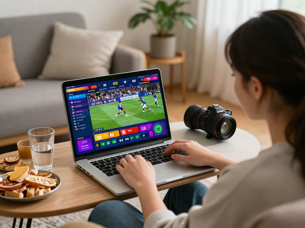 Engaging online betting experience at https://9bet.ru.com/ with live sports odds and a cozy home setting.