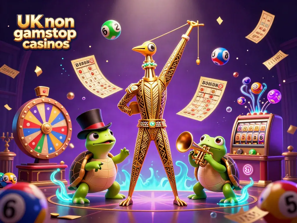 Experience thrilling play at UK non gamstop casinos with vibrant characters and exciting game elements.