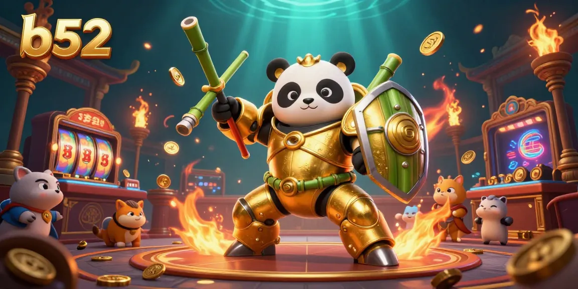 Engage with thrilling b52 gaming action featuring vibrant 3D characters in an electrifying casino arena.