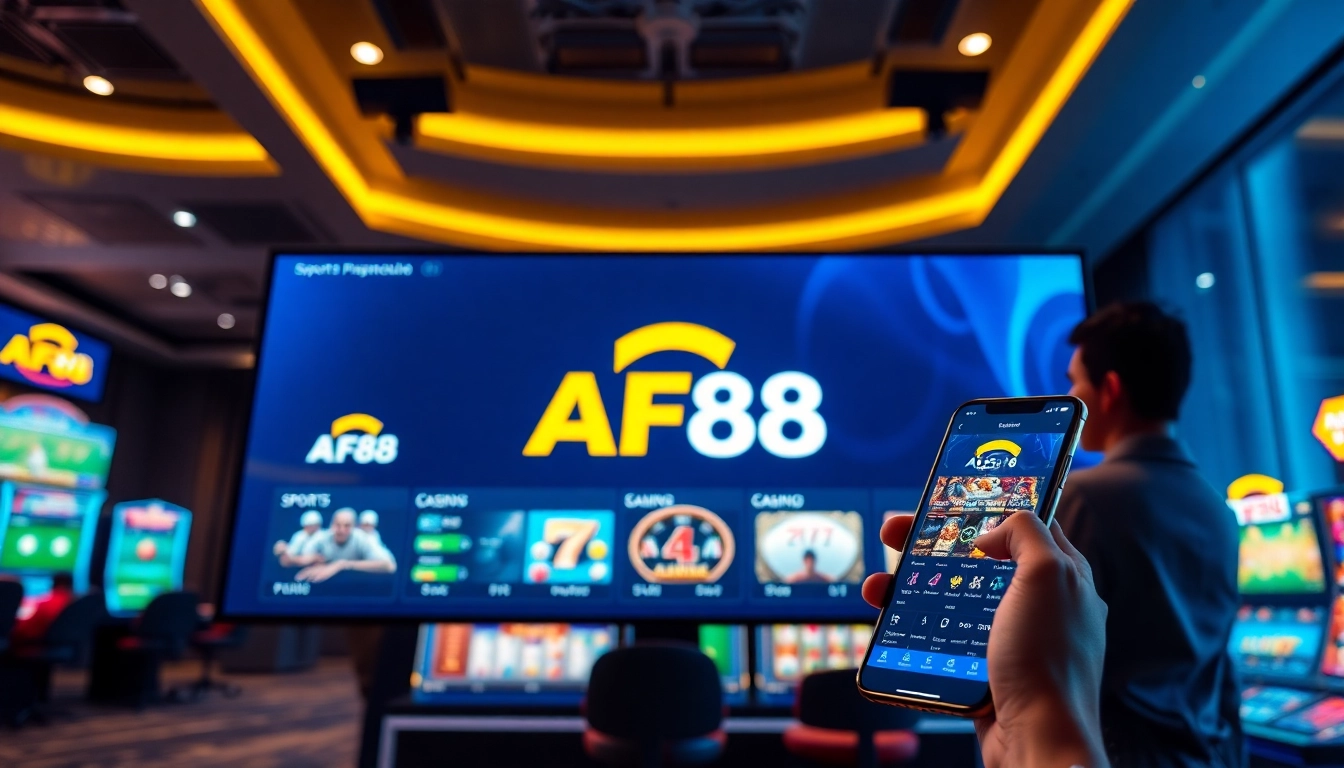 Experience the exciting world of online betting with AF88's user-friendly platform.