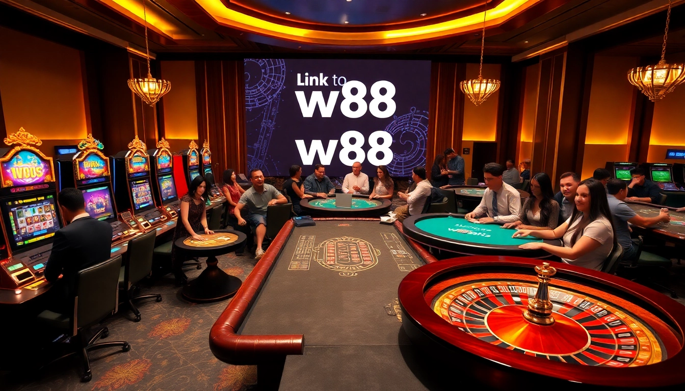 Experience thrilling gameplay with the link to w88 at a vibrant online casino.