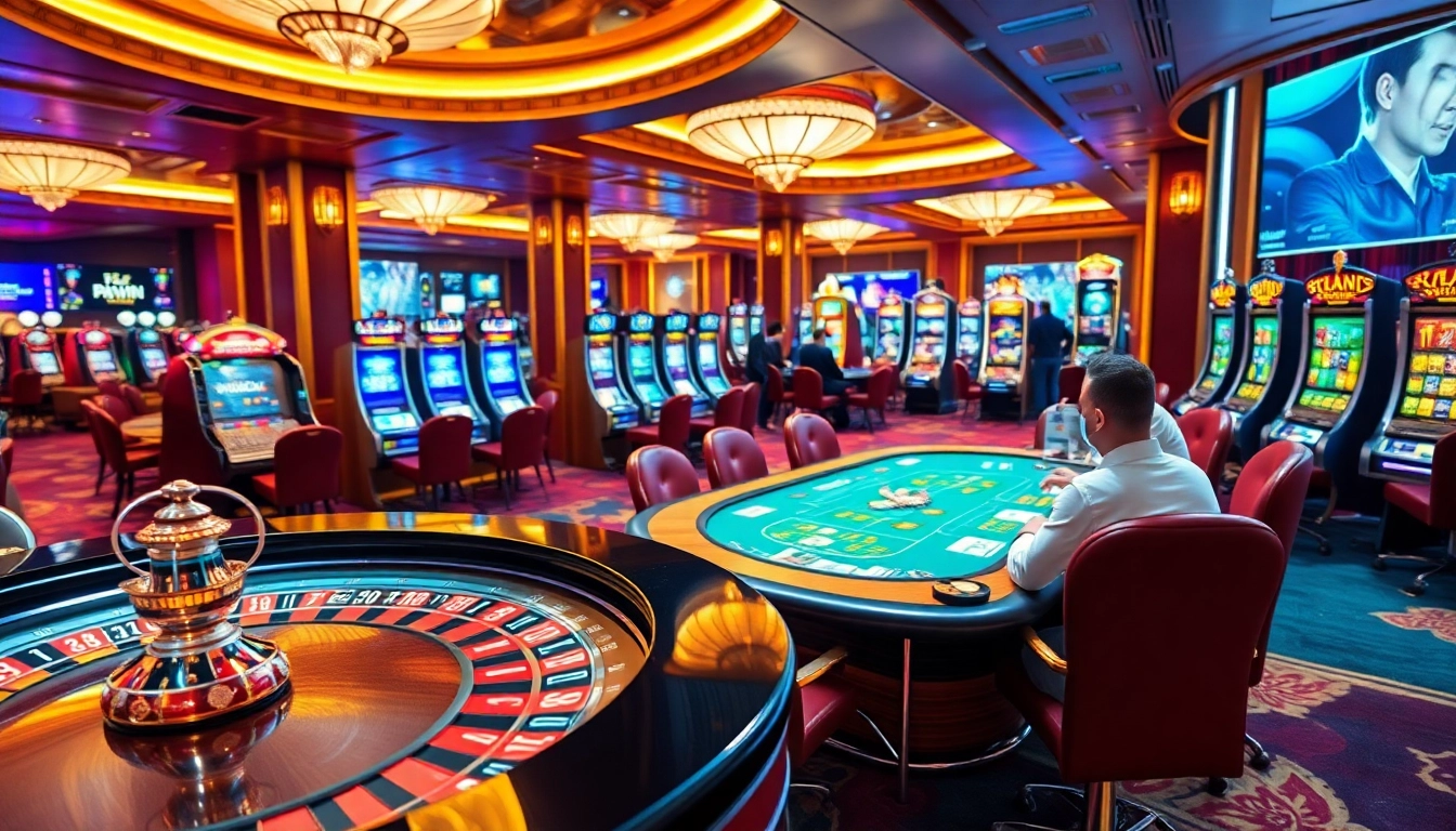 Experience the excitement of casino gaming at https://kkwin.diy/, featuring roulette tables and engaging slot machines.