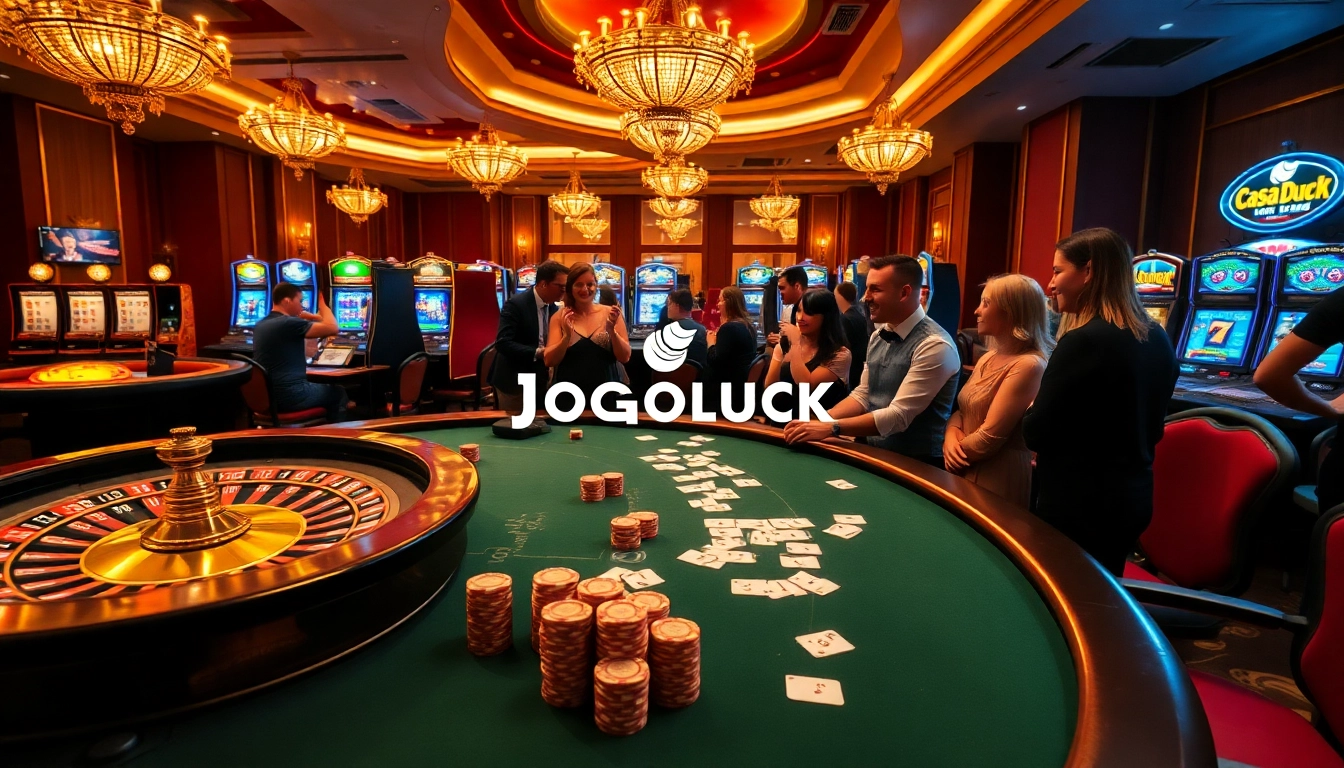 Experience excitement at JOGOLUCK casino with vibrant games and elegant environments.