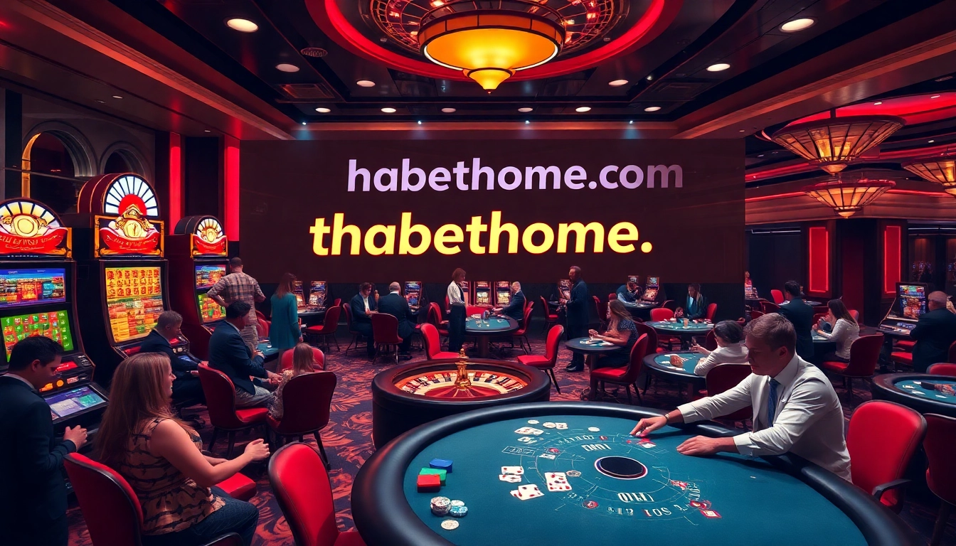 Experience luxury gaming at thabethome.com with vibrant slot machines and exciting casino action.