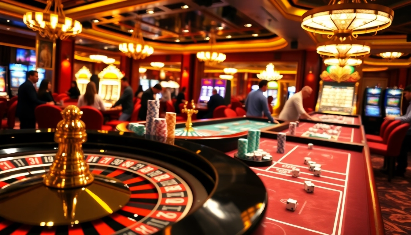 Experience thrilling gaming with vibrant tables and slot machines at https://kjc.marketing/.