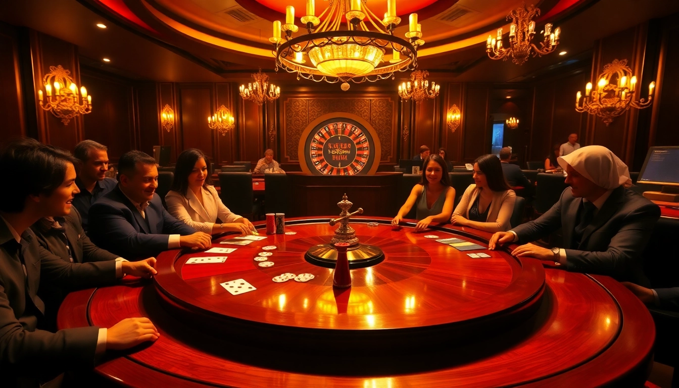 Experience the thrill of win55 with an elite poker game at a luxurious casino table.