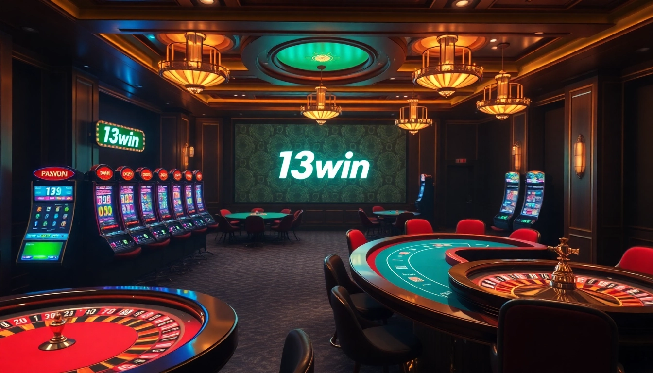 Experience the thrill of casino gaming at 13win with vibrant tables and engaging digital gameplay.
