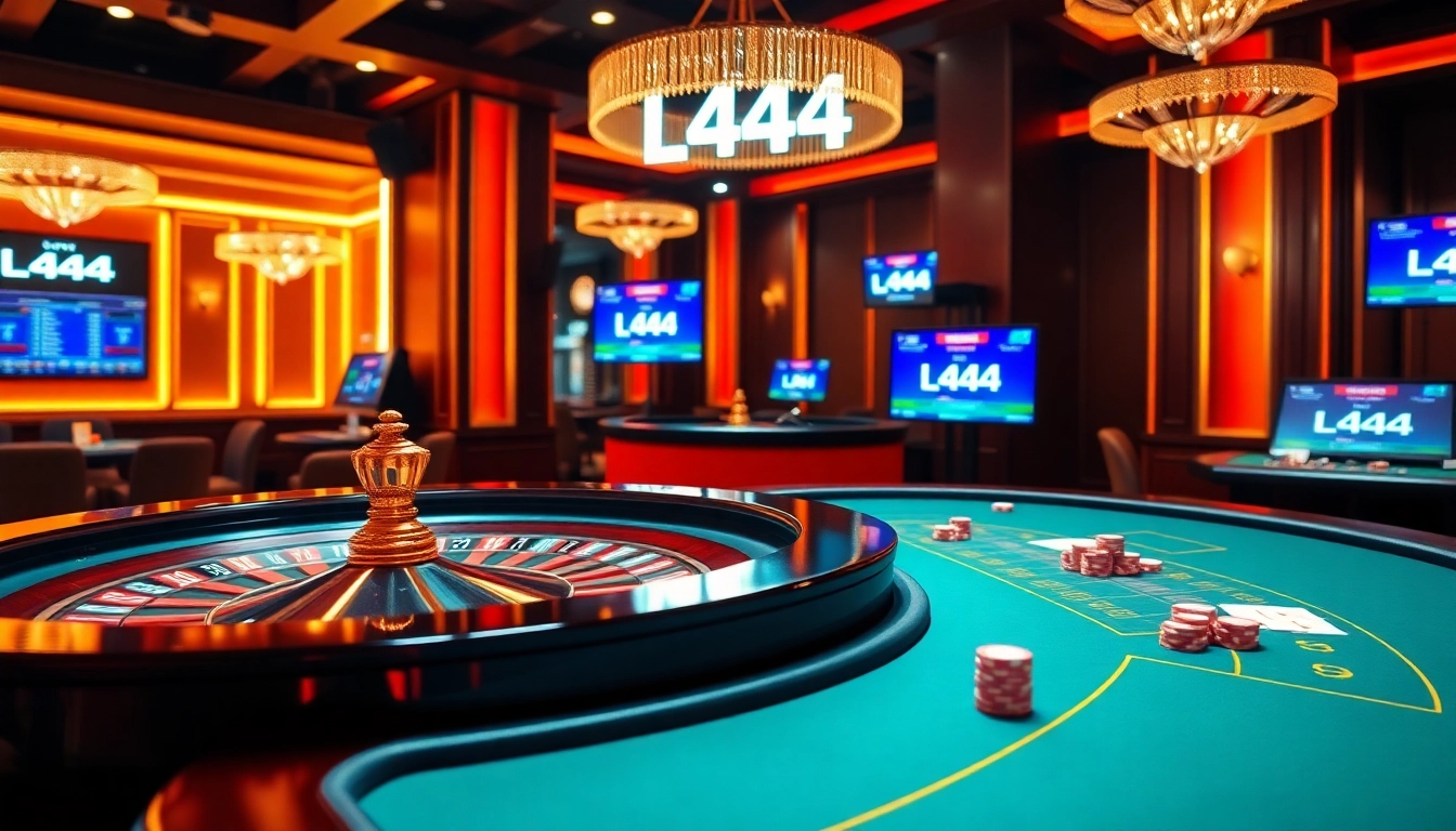 Experience the thrill of L444's exciting casino games and live betting options.