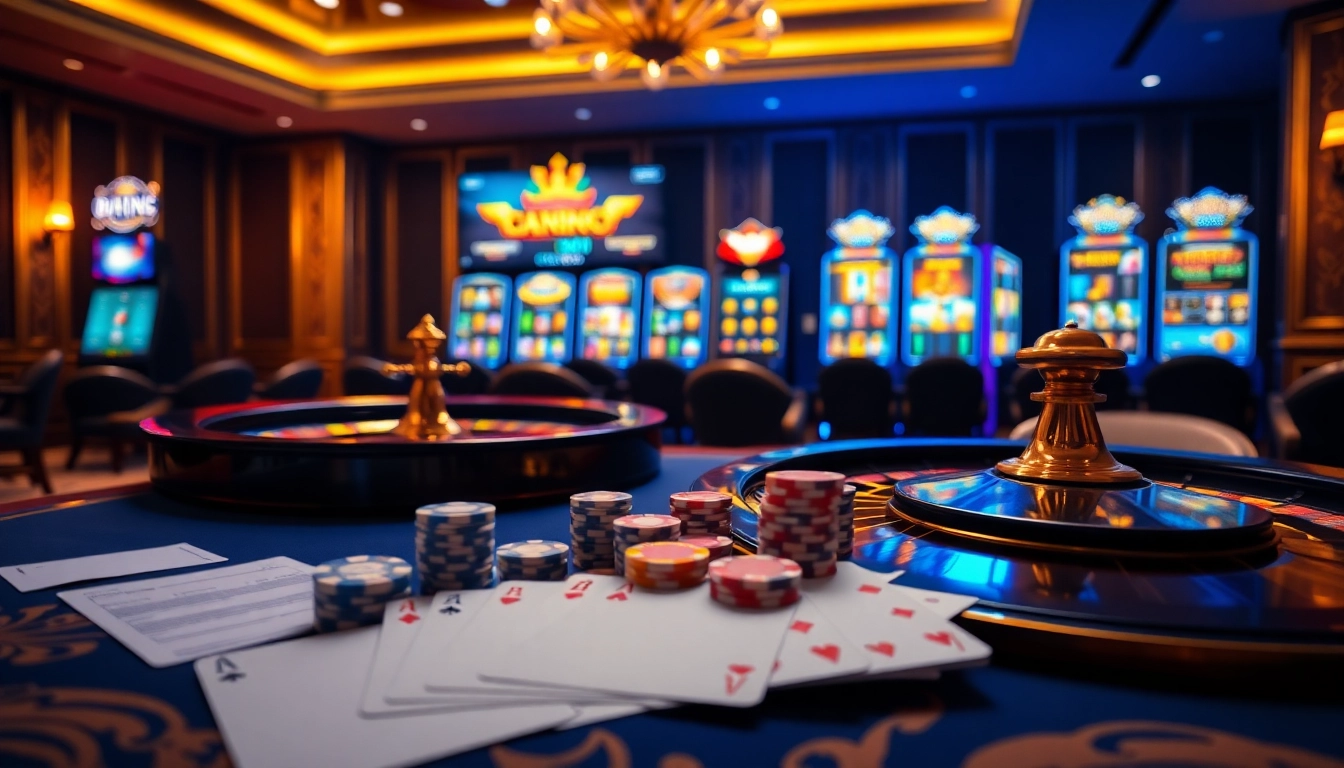 Experience the excitement of online gambling at https://www.god345.net/ with luxurious casino visuals.