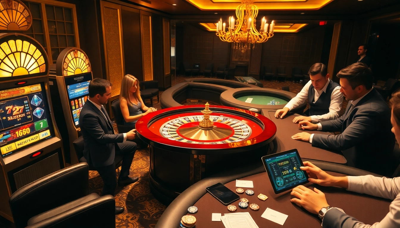Experience the thrill of betting at 789win with luxurious casino visuals, featuring roulette, poker, and slot machines.