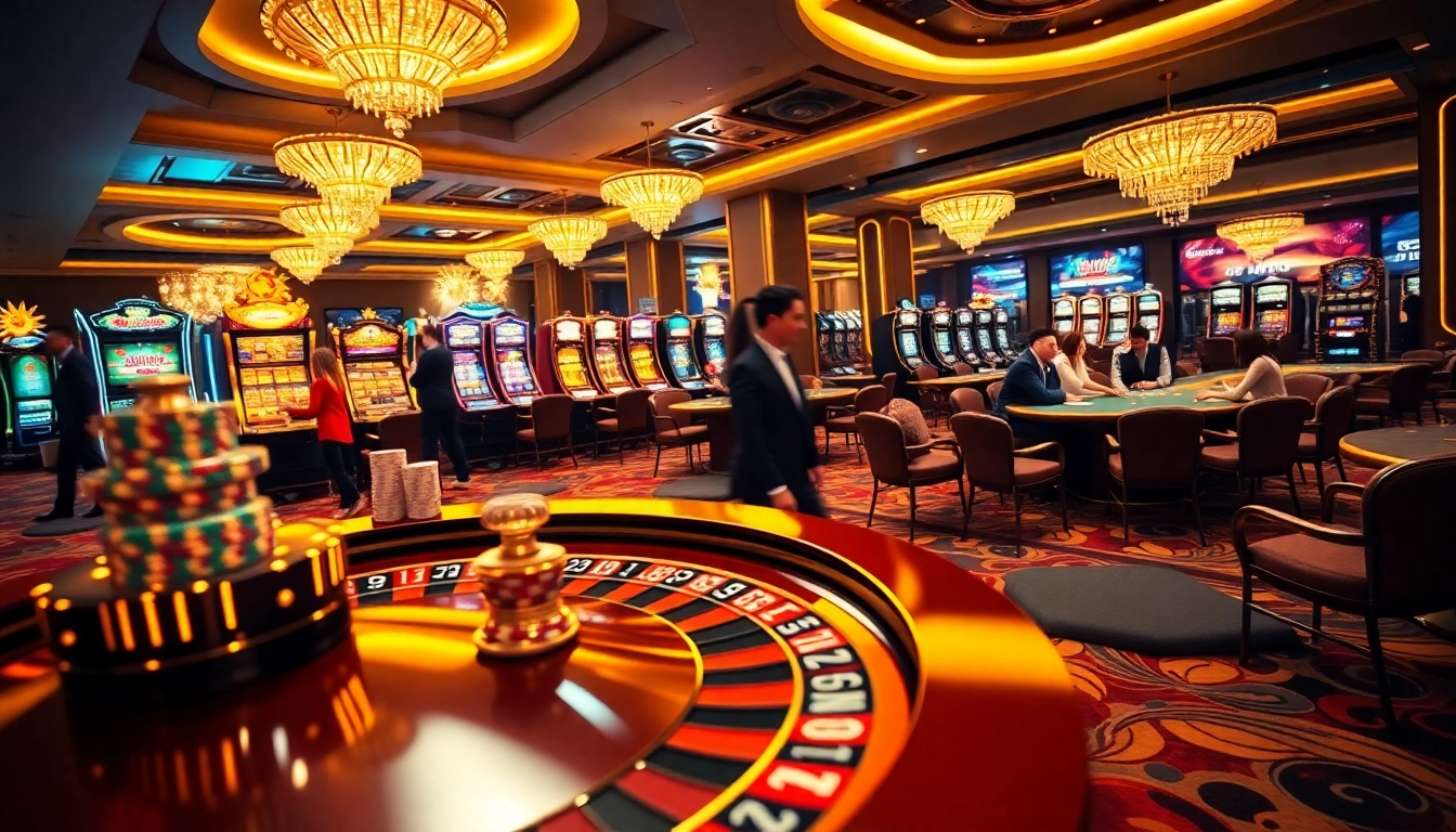 Experience the luxury of gambling at https://kkwin.life/ with vibrant casino tables and lively players.